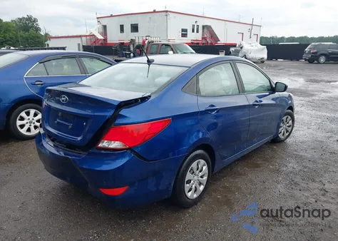2016 Hyundai Accent Se из США, поврежденный, VIN KMHCT4AE0GU161596